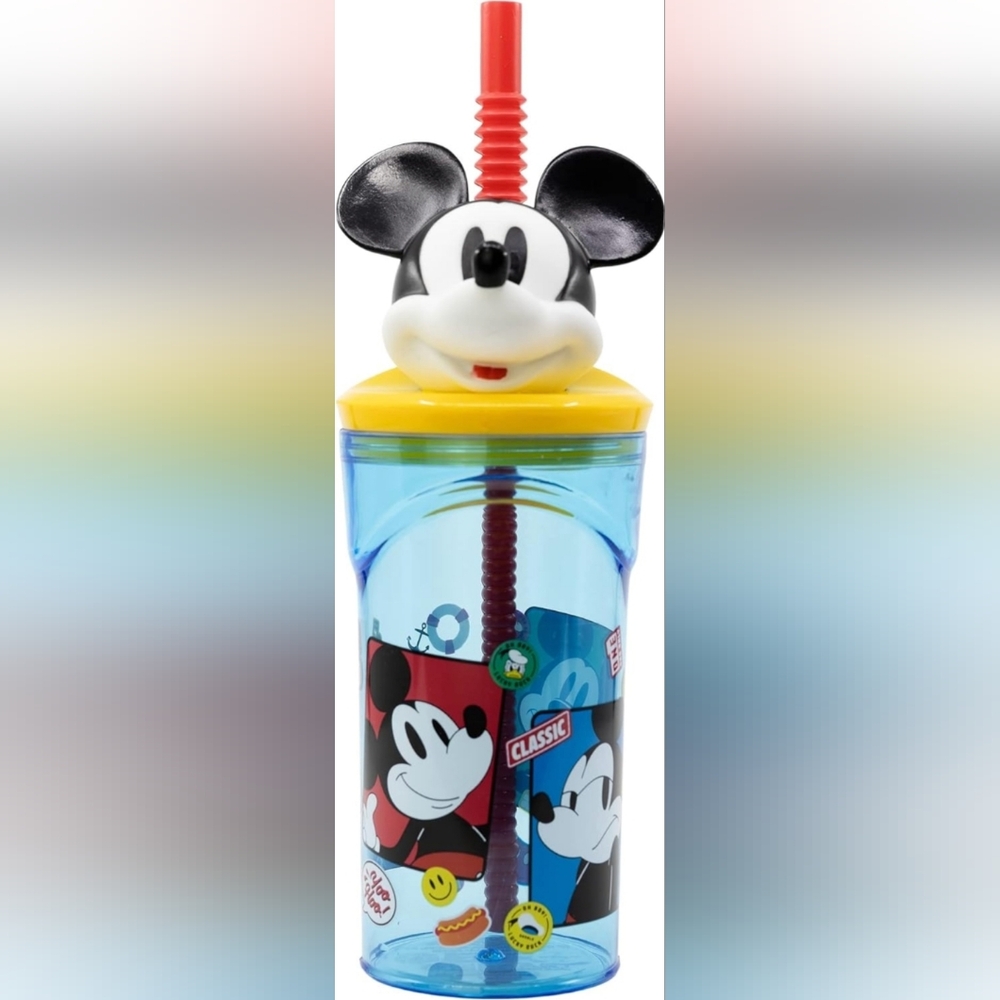 DISNEY Fun-Tastic 3D Figurine Reusable Cup NWT